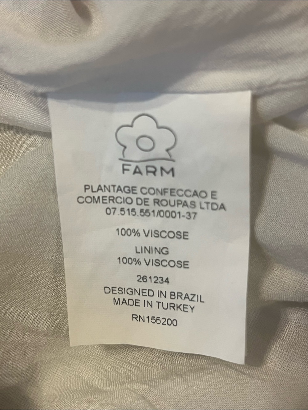 Farm Rio Anabela Floral Smocked Dress M Cottagecore - Picture 8 of 12